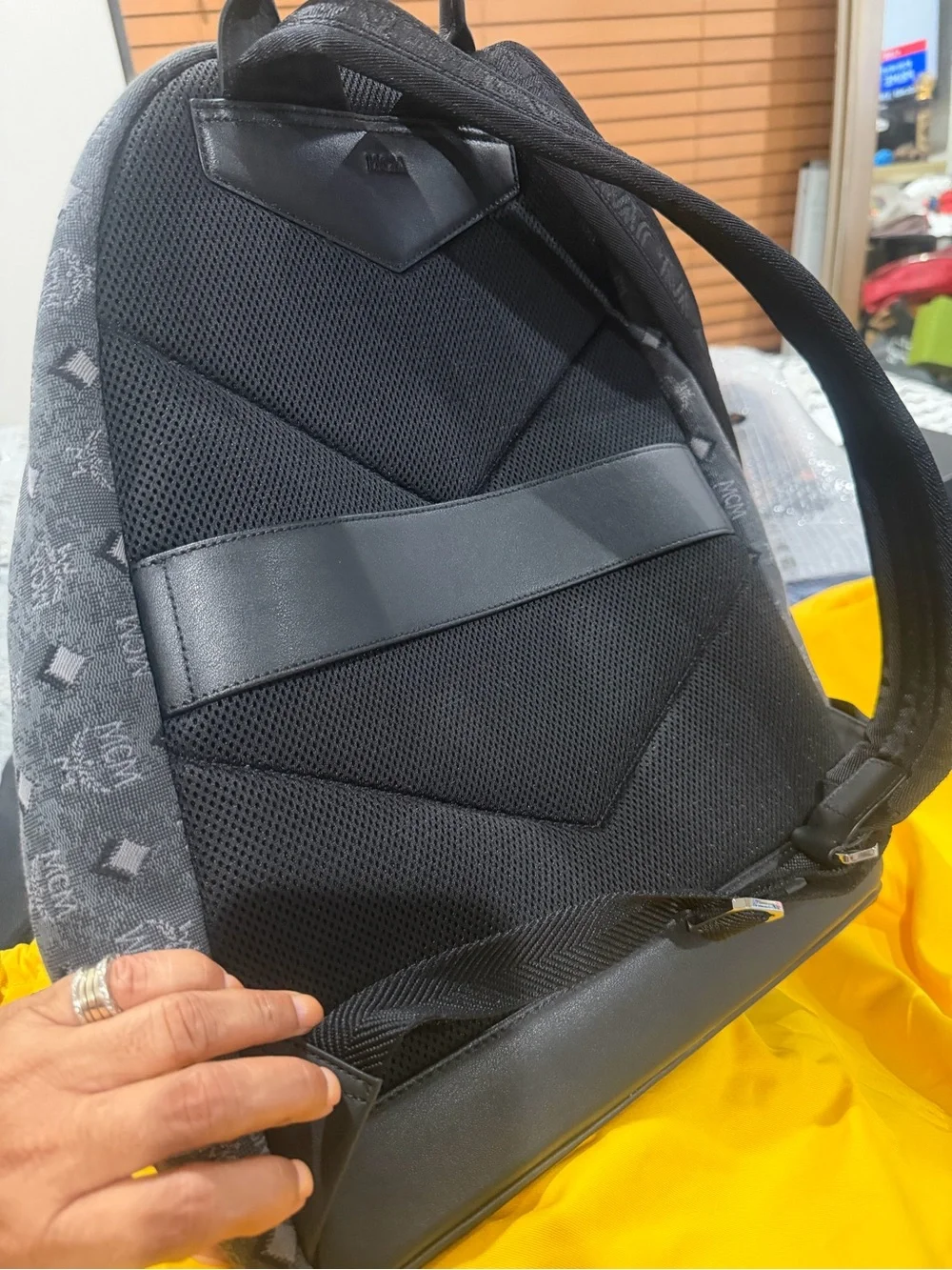 MCM iconic jacquard